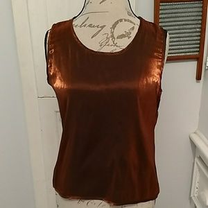 🎀 K.d. Spring metallic tank. Sz M